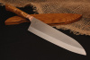Нож серии east-west "Сантоку" Bohler N690, рукоять и ножны дуб.